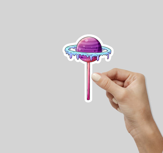 Planet Lollipop Sticker